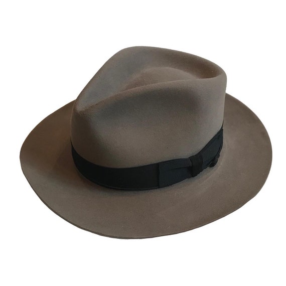 Vintage Stetson Fedora Grey Size 7 1/8
