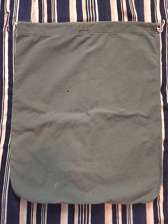 Vintage US Military Sateen Barracks Bag - image 1