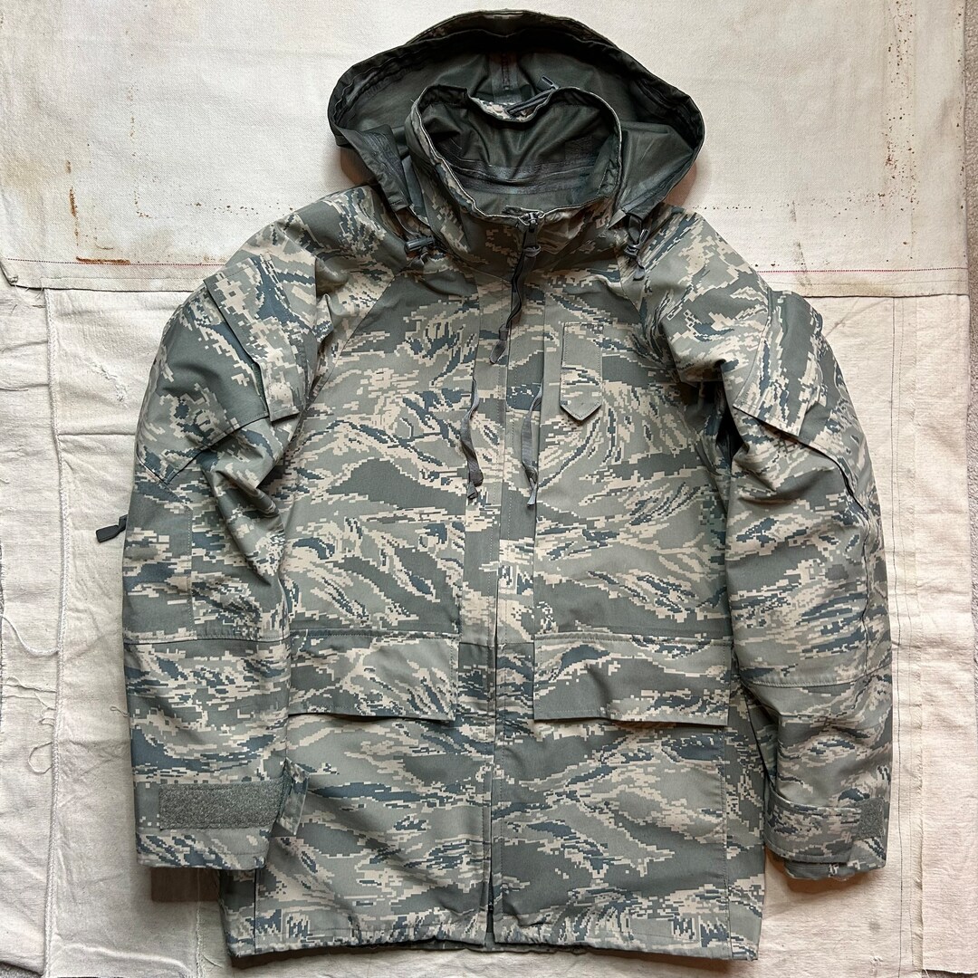 2000s USAF Military Goretex Parka Mens Size XS Camo - Etsy