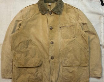 Vintage 50's - 60's -no Name- Men's Hunting Jacket W/ Game Pouch