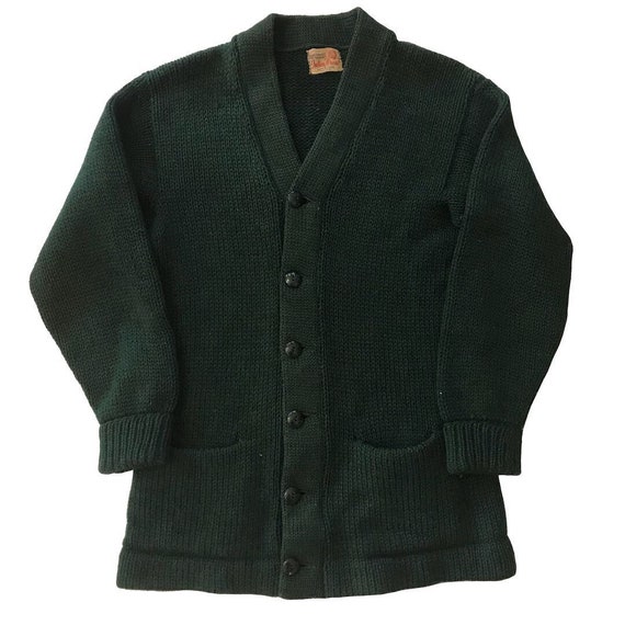 Vintage 1940s-50s Indian Brand Wool Varsity Sweate