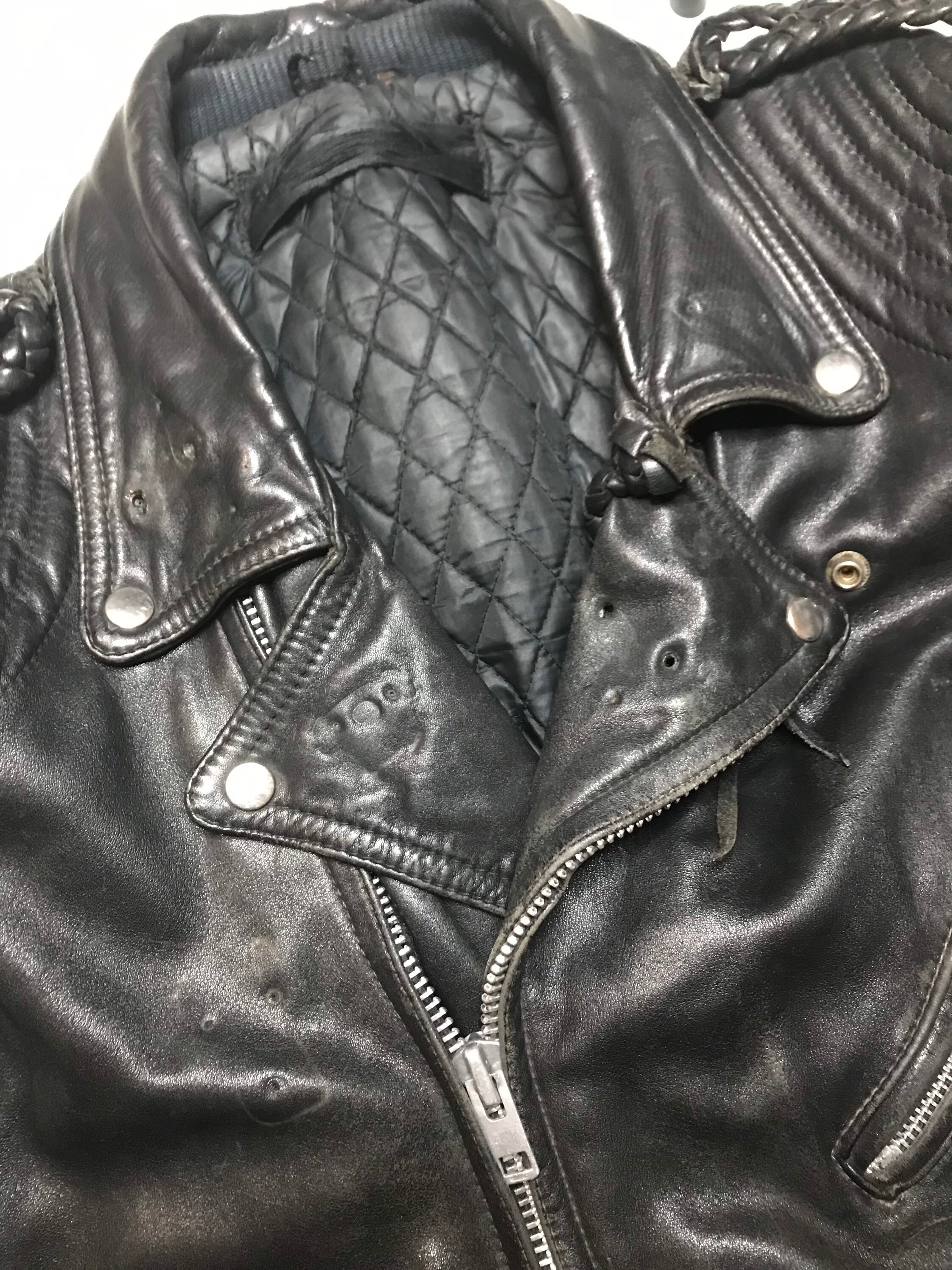 ハーレーダビットソン♡ヴィンテージジャケット　綿　バイカー　バイクウェア ヴィンテージ 1970年代～80年代 ハーレー レザー モーター