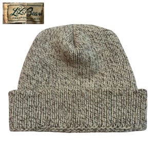 Vintage 1970s L.l.bean Wool Beanie Watch Cap - Etsy display picture 3