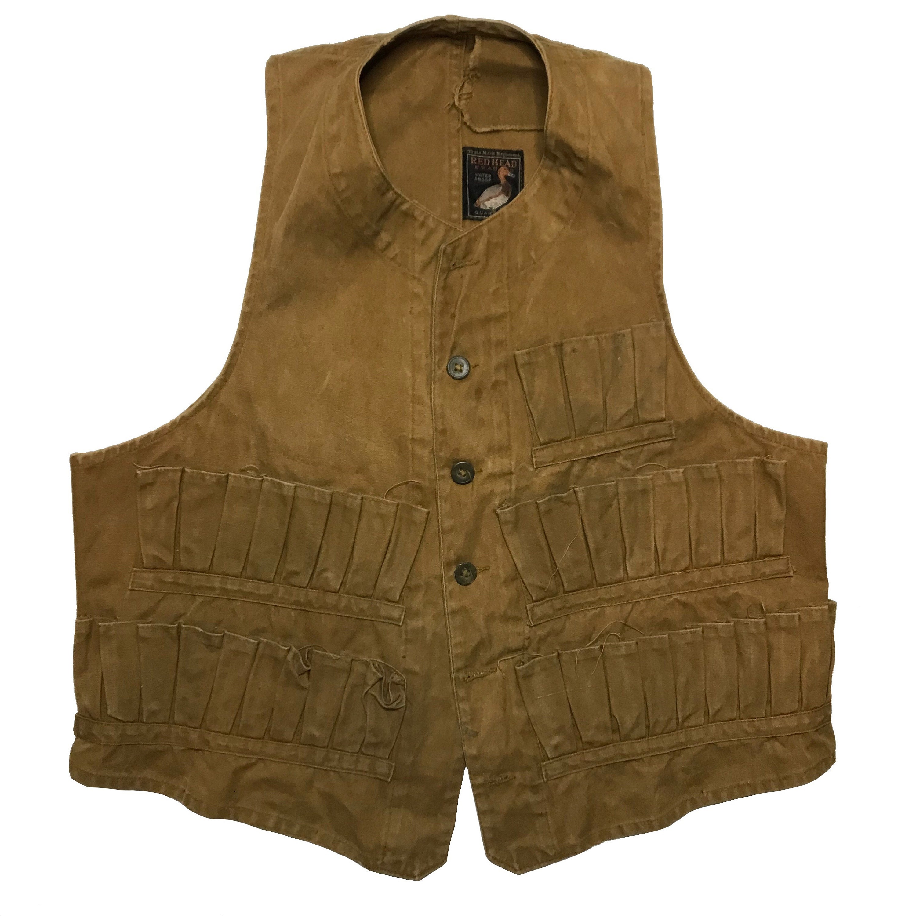 Vintage 1920s Redhead Brand Hunting Vest Mens Size Small - Etsy