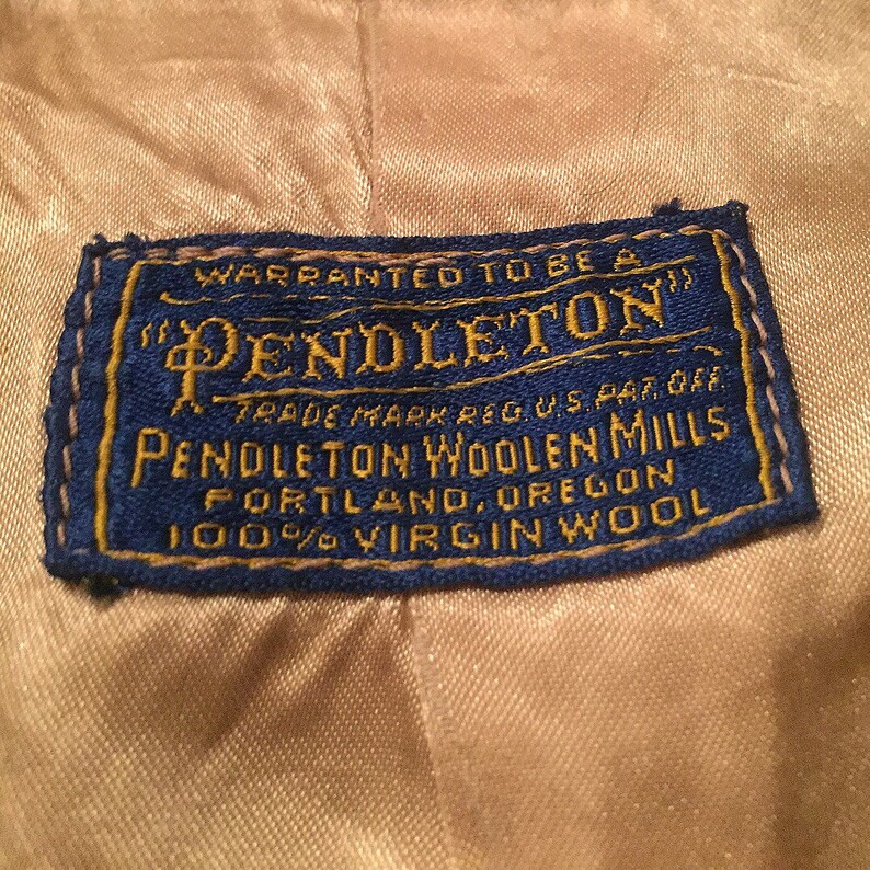 Vintage 1940-50s Pendleton ricky Jacket Mens Size | Etsy