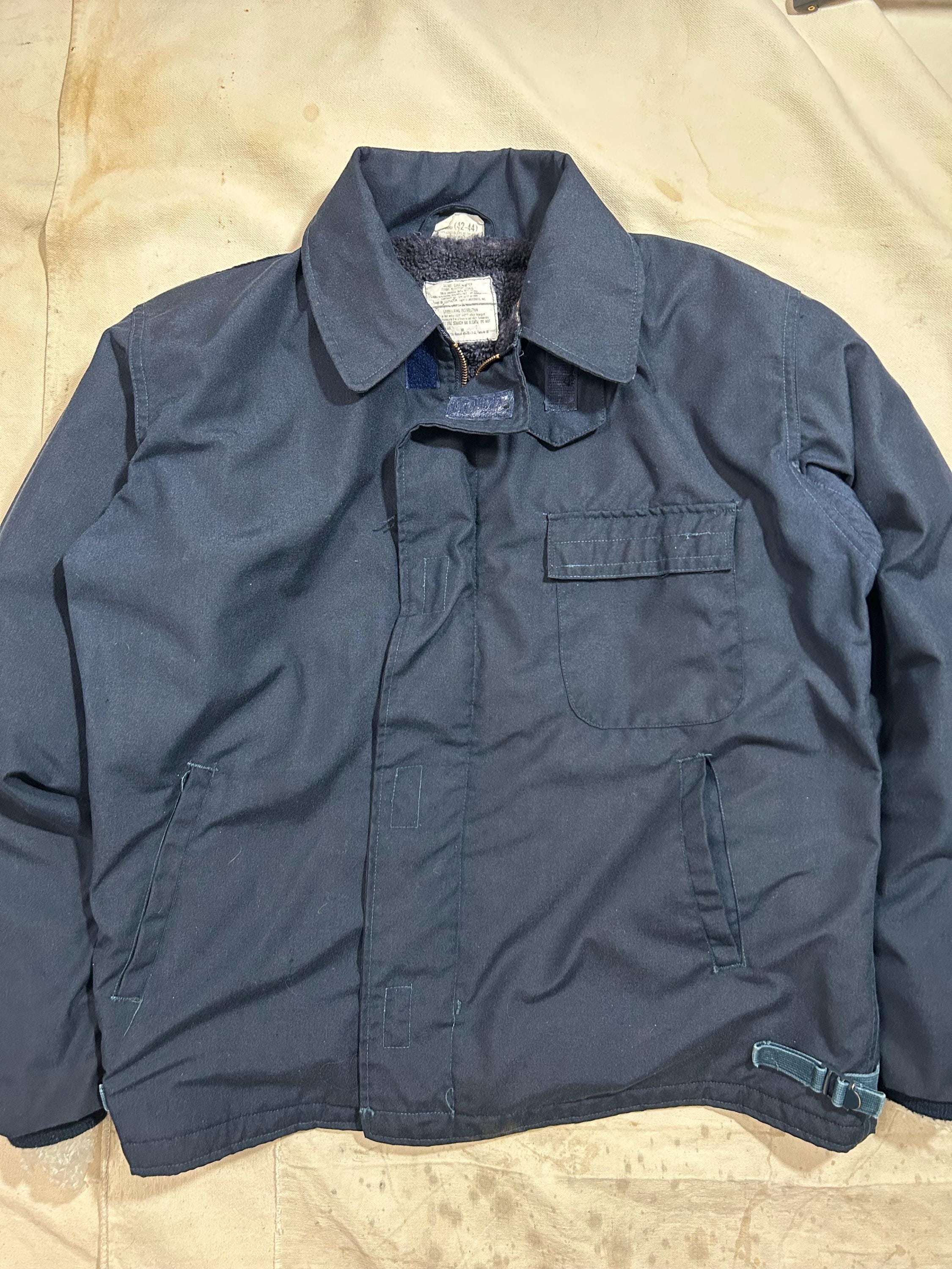 ジャケット・アウター U.S. NAVY A2 DECK JACKET LARGE Buzz Rickson US Navy A-2 Deck Jacket