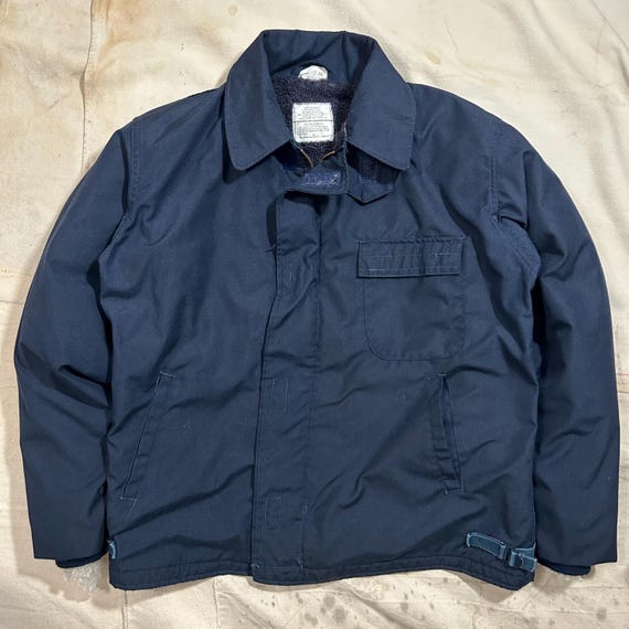 ジャケット・アウター U.S. NAVY A2 DECK JACKET LARGE Buzz Rickson US Navy A-2 Deck Jacket