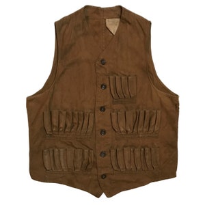 Vintage Hunting Vest, Hunting Vest, Brown Duck Vest, 1920s Hunting Vest, Shooting Vest, Vintage Hunting, Vintage Clothing, Size Medium - Etsy Vintage Hunting Vest, Hunting Vest, Brown Duck Vest, 1920s Hunting Vest, Shooting Vest, Vintage Hunting, Vintage Clothing, Size Medium - Etsy