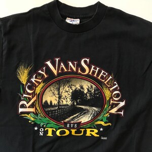 Vintage 1990s Ricky Van Shelton Tour Tee Mens Size Medium