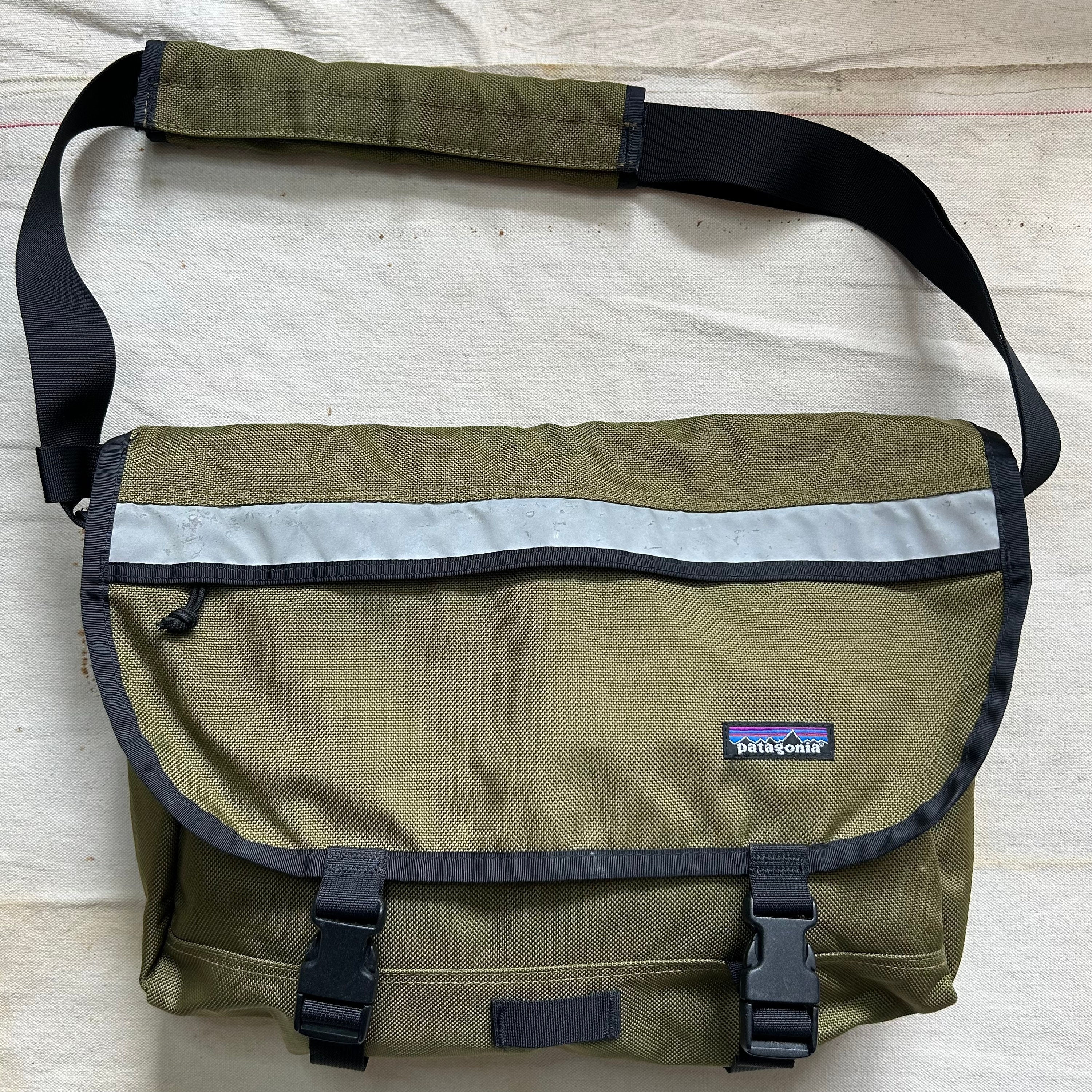 2000s Patagonia Messenger Bag Olive Green Shoulder Bag Etsy