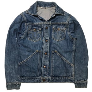 50s〜60s big smith 2nd type denim jacket VINTAGE 1960s Buckaroo Denim Jean Jacket / Big Smith
