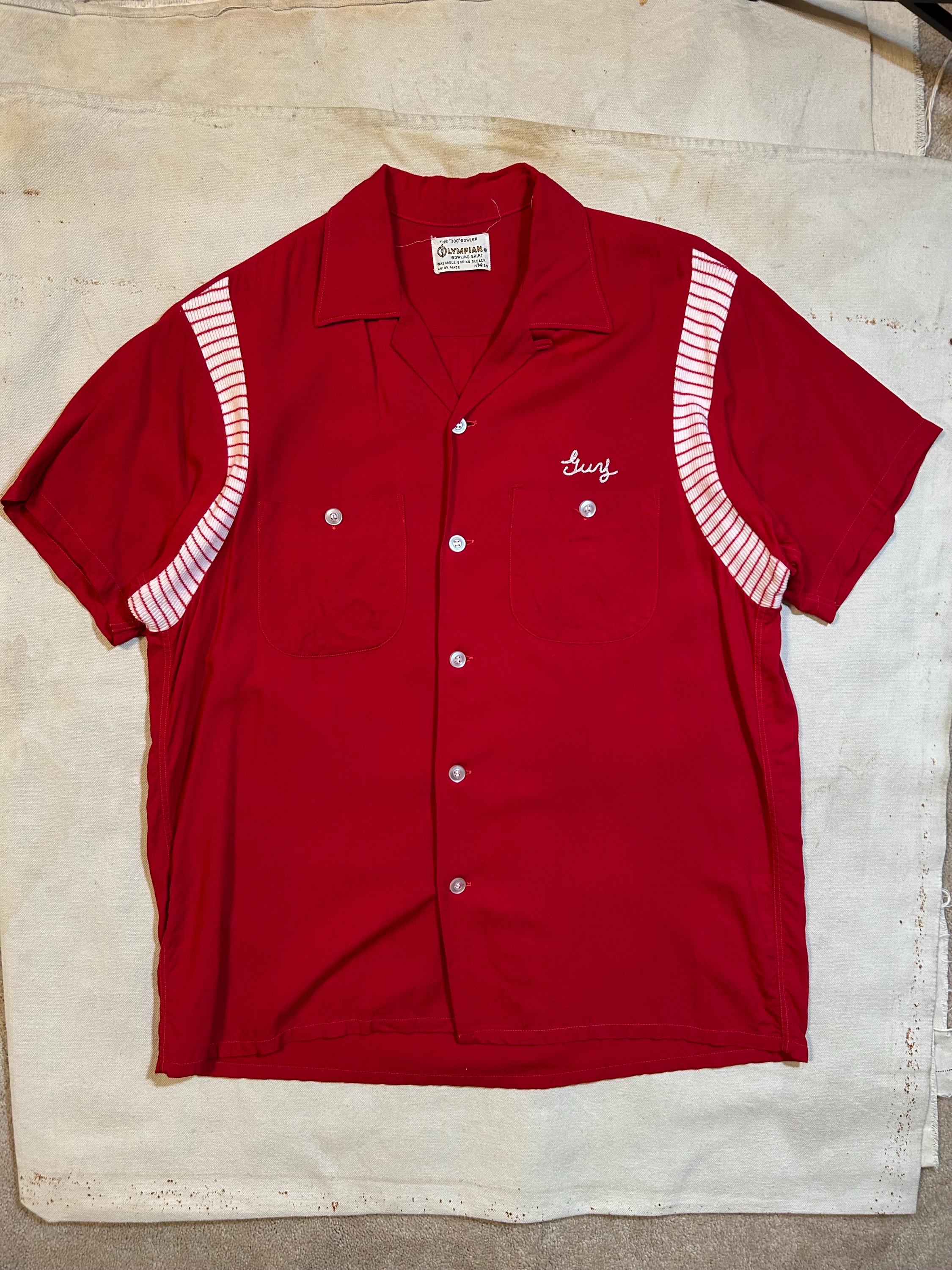J*o様 50s 60s bowling shirt L 1960s Bowling Shirt - Etsy