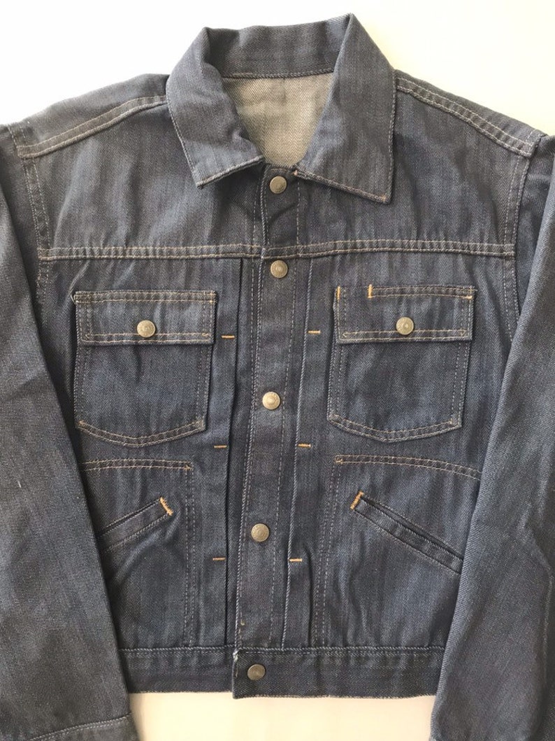 Vintage 1960s JC Penney Ranch Craft Denim Jacket Mens Size - Etsy