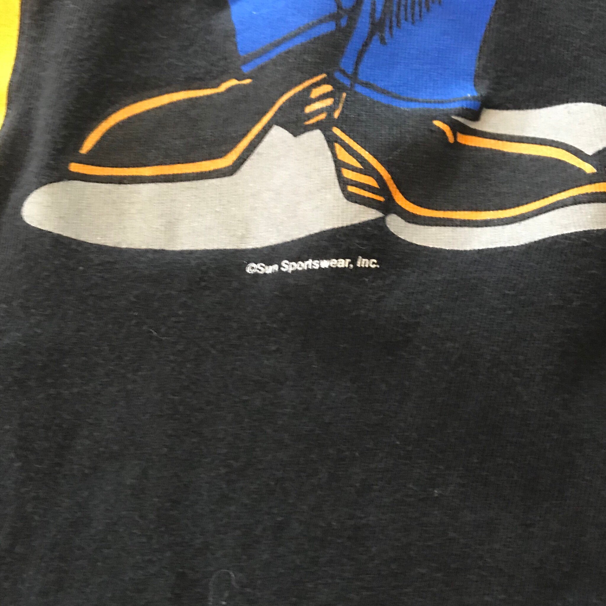 vintage black graphic tee