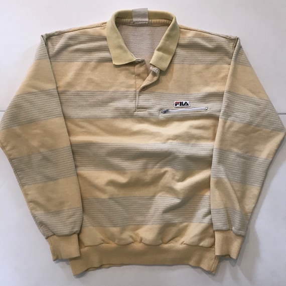 Vintage 1980s Fila Sweatshirt Mens Size XS/S Worn… - image 1