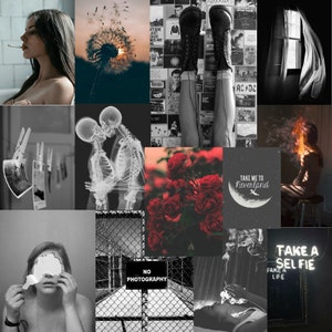 Emo Grunge Collage Kit Wall Aesthetic Etsy