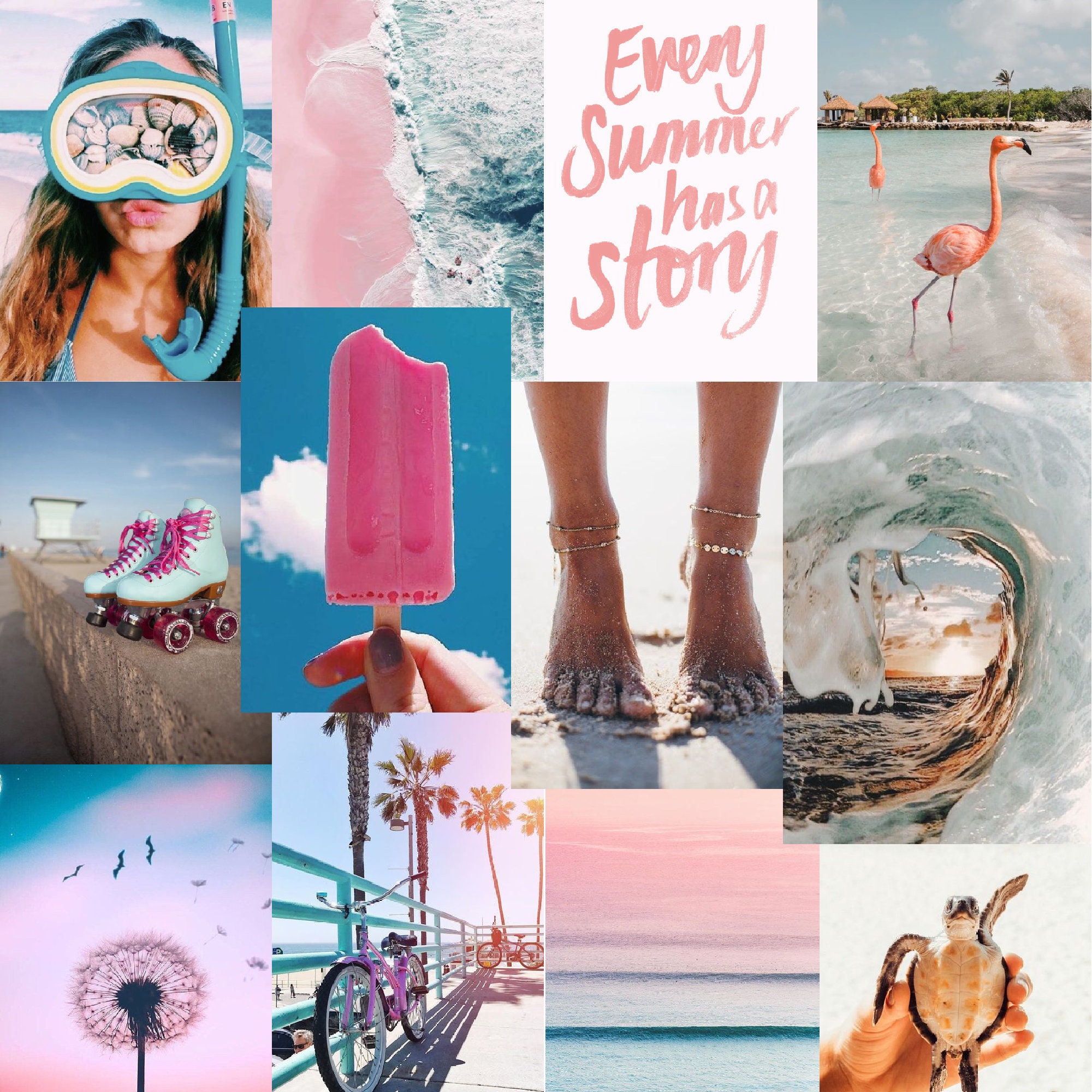 Edited By deark8t Beach Wall Collage, Summer Aesthetic 8E0