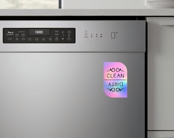 Reversable Custom Dishwasher Magnet