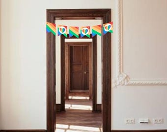 LQBTQ+ Pride Paper Bunting