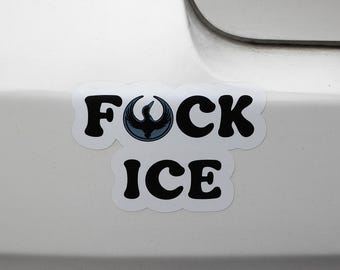 Minnesota Rebel Loon "F ICE" Sticker/Magnet