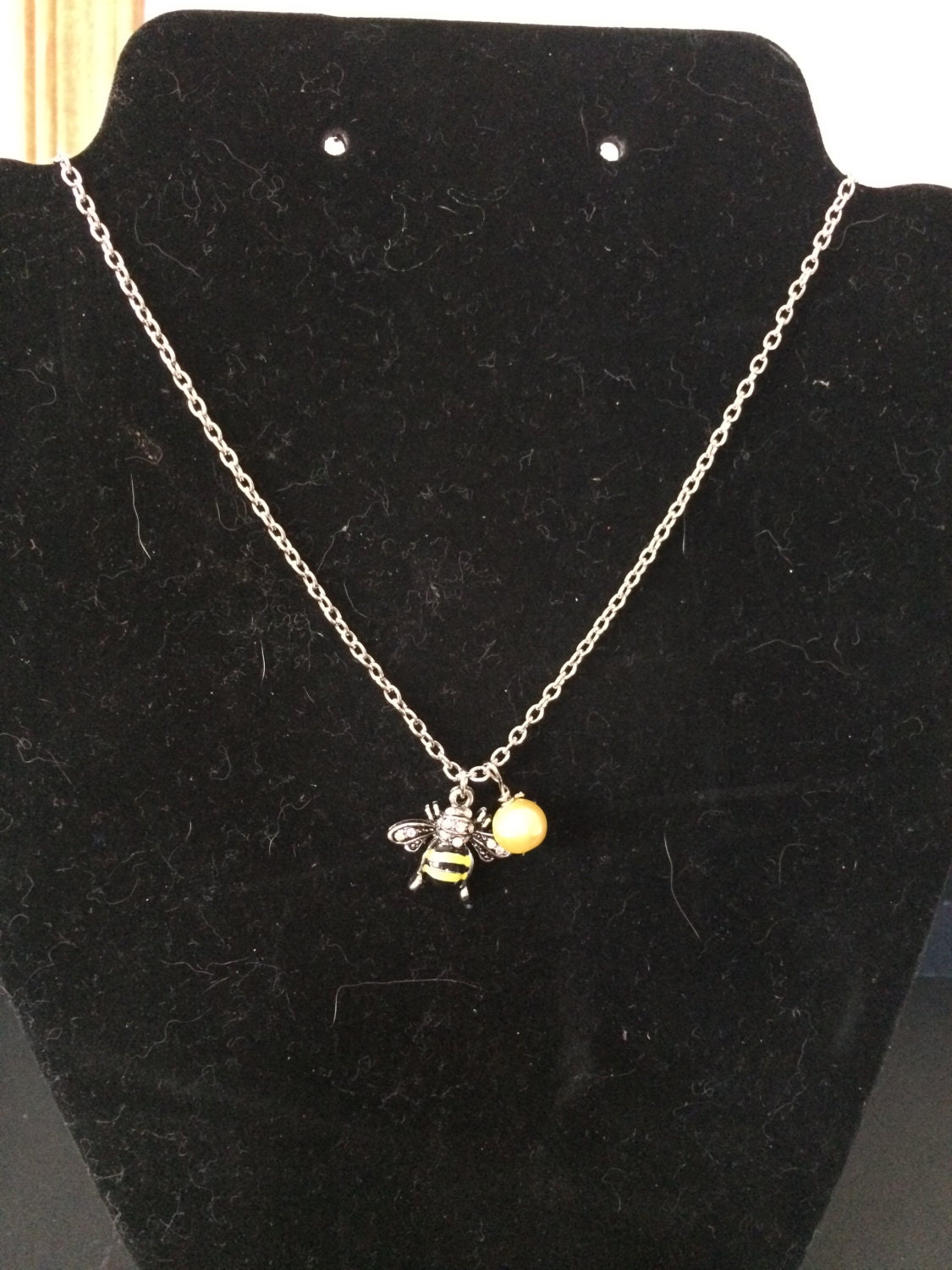 Honey Bee Necklace | Etsy