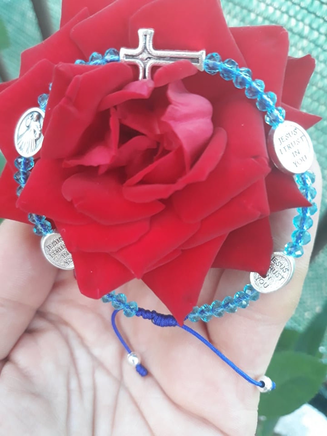 Divine Mercy Bracelet,catholic Jewelry, Catholic Gift, Religious Bracelets Etsy