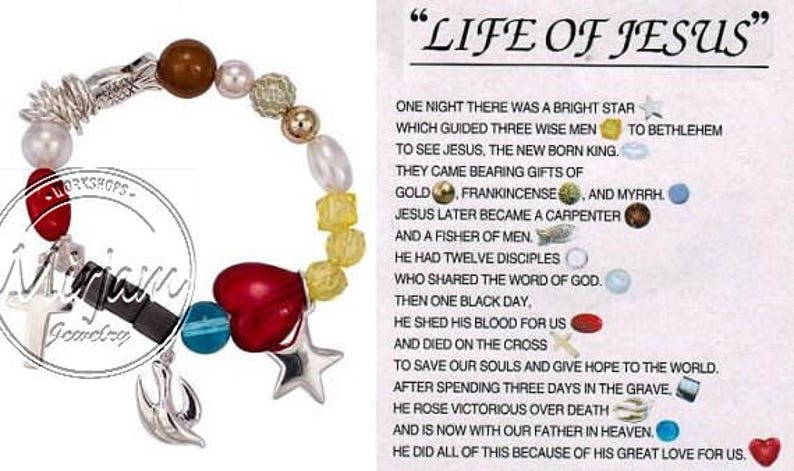 Life of Jesus Bracelet - Etsy