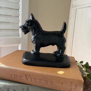 Abbott Collection Scottie Dog Door Stopper – Cast Iron, Antique Black, 7 Inches - View #9