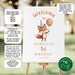 Editable FOX Birthday Welcome Sign, Cute Birthday Fox Sign, Party ...