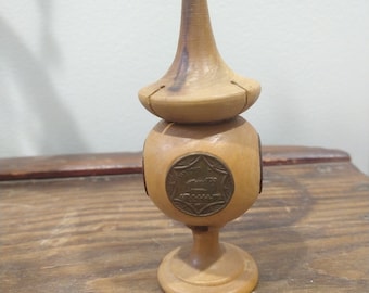 Jewish Besamim Tower with Removable Lid