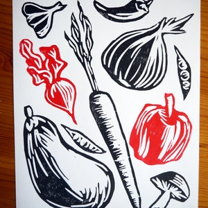 Vegetables Print 8&quot; x 10&quot;