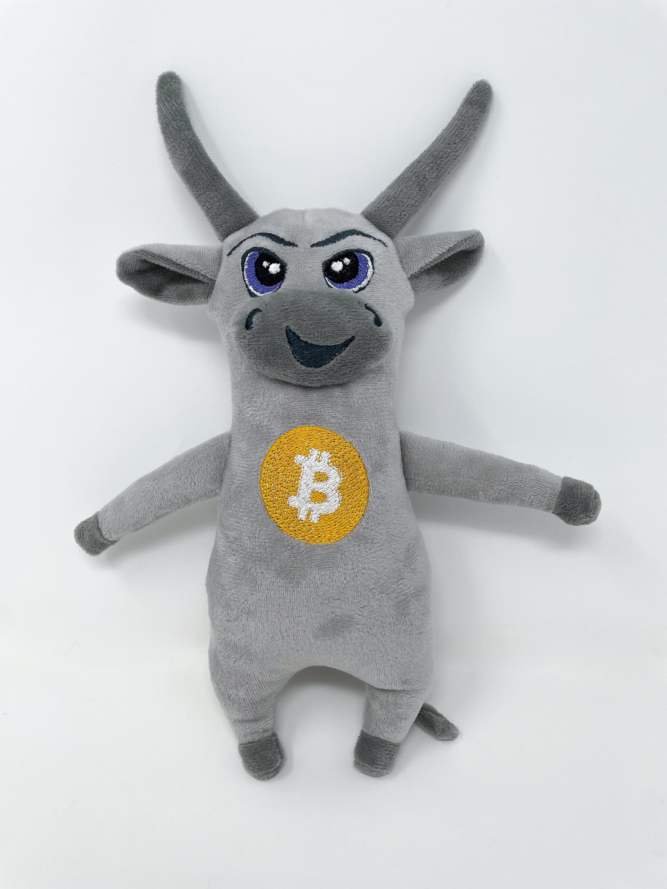 Bitcoin Crypto Bull Plush Toy - Etsy