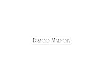 Draco Malfoy Aufkleber