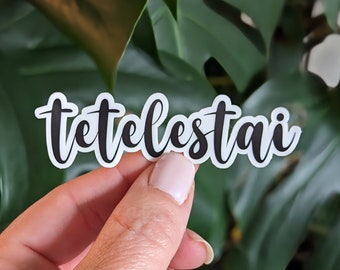 Christian Faith Sticker, Tetelestai, It Is Finished