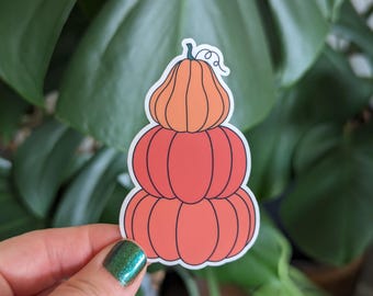 Pumpkin Stack Sticker