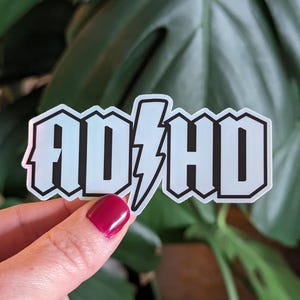 Holographic ADHD Sticker