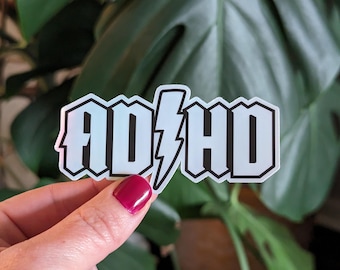 Holographic ADHD Sticker