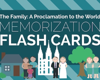 The Family: A Proclamation to the World Memorization Flash Cards