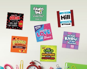 NEW 2023 Seminary New Testament Doctrinal Mastery Scripture Passage Candy Label Puns for LDS Youth Bible