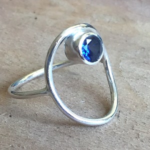 Circle Ring, with Gemstone image 2