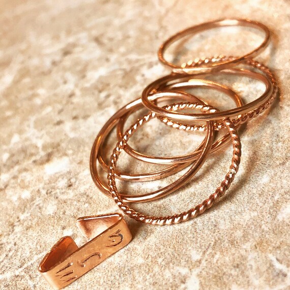 Bague 7 jours bague 7 jours bague 7 jours en or Etsy Canada