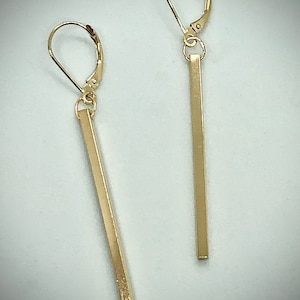 Gold Dangle Earrings image 4