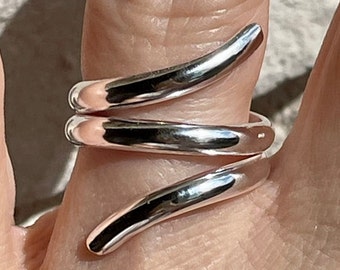 Wave Ring, Wing Ring, Bypass Ring, Twist Ring