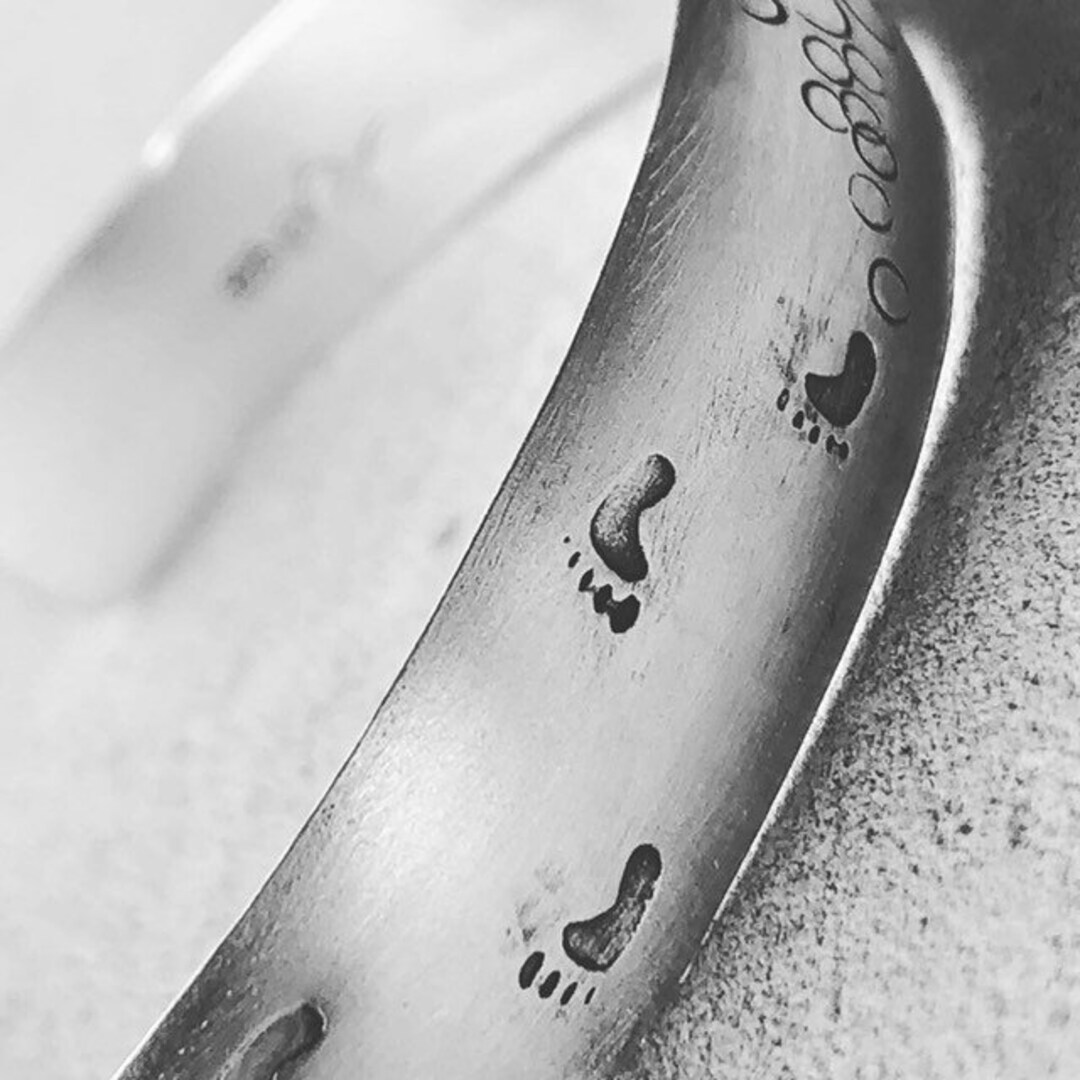 Footprints in the Sand Bracelet Etsy