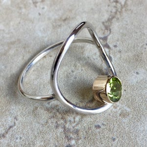 Circle Ring, with Gemstone image 6