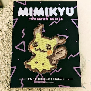 Mimikyu 2in Embroidered Sticker Patch image 2