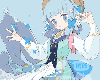 Springbloom Missive Ayaka (Genshin Impact) 11"x17" Poster Print