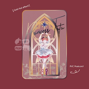 Princess Tutu 4x6" Foil PVC Mini Print