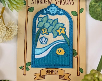 Stardew Valley Seasons (Summer) - Embroidered Patch