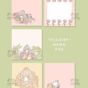 Bloc de notas de floristería